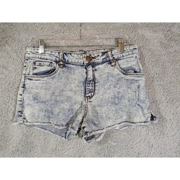 Acid Wash cut off denim shorts womens size 30 See Thru Soul - Picture 1 of 9